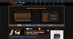 Desktop Screenshot of chordfinder.com